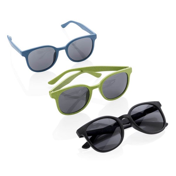 Obrázky: Černé sluneční brýle s obroučkami ze slámy, Obrázek 6