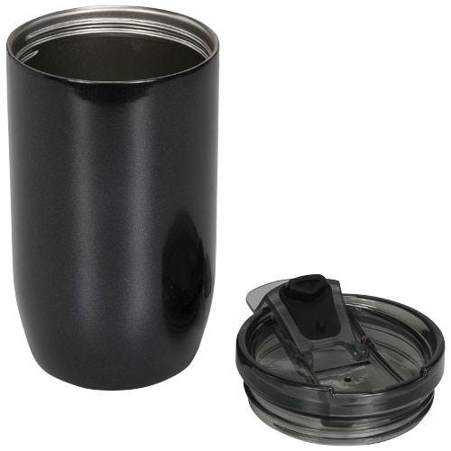 Obrázky: Černý termohrnek s měděnou vakuovou izolací,380 ml, Obrázek 2