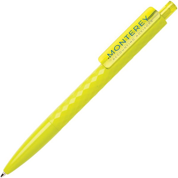 Obrázky: Plastové pero s diamantovým vzorem, žluto-zelené, Obrázek 4
