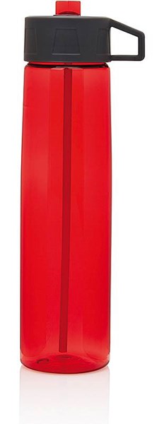 Obrázky: Červená tritanová láhev s brčkem 750 ml, Obrázek 2