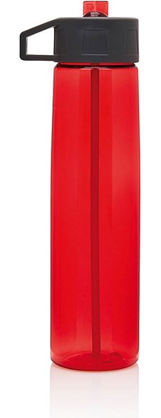 Obrázky: Červená tritanová láhev s brčkem 750 ml, Obrázek 3