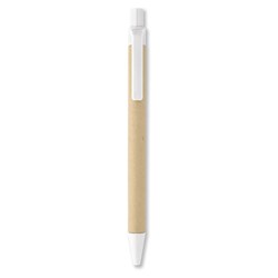 Obrázky: Ekologické kuličkové pero, bílo-přírodní