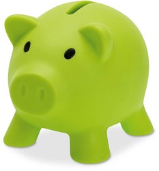 Zobrazit detaily pro Limetkové prasátko - pokladnička z PVC Obrázky: Limetkové prasátko - pokladnička z PVC