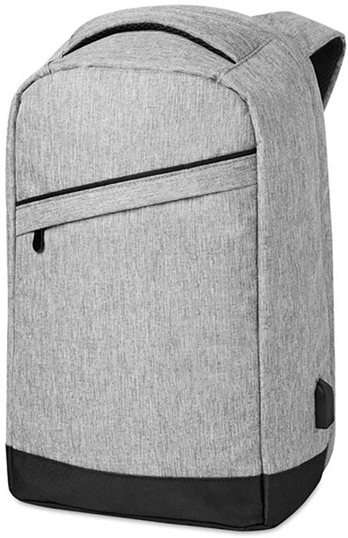 Obrázky: Elegantní šedý batoh s USB nabíjecím kabelem, Obrázek 10
