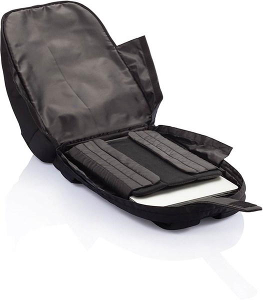 Obrázky: Univerzální černý nylonový batoh na notebook, 12 L, Obrázek 2