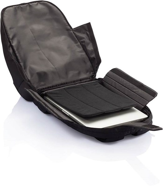 Obrázky: Univerzální černý nylonový batoh na notebook, 12 L, Obrázek 12