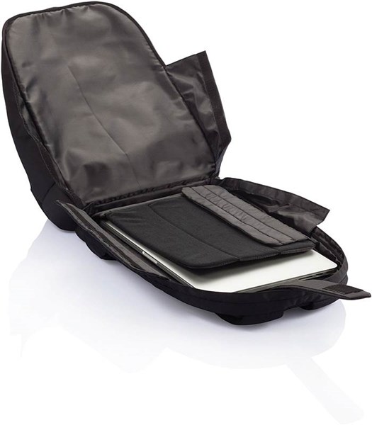 Obrázky: Univerzální černý nylonový batoh na notebook, 12 L, Obrázek 13