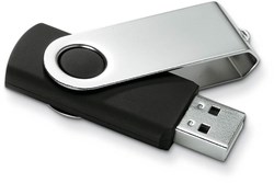 Obrázky: Twister Techmate černo-stříbrný USB disk 32GB