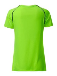 Obrázky: Dámské funkční tričko SPORT 130, zelená/černá M
