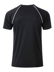 Obrázky: Pánské funkční tričko SPORT 130, černá/bílá L