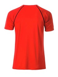 Obrázky: Pánské funkční tričko SPORT 130, oranžová/černá S