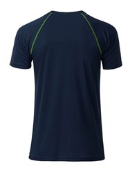 Obrázky: Pánské funkční tričko SPORT 130, modrá/žlutá XL