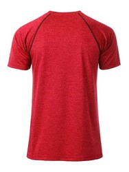 Obrázky: Pánské funkční tričko SPORT 130, červený melír S
