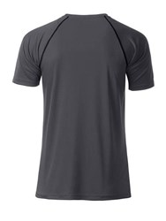 Obrázky: Pánské funkční tričko SPORT 130, šedá/černá S