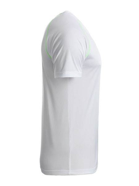 Obrázky: Pánské funkční tričko SPORT 130, bílá/zelená XL, Obrázek 4