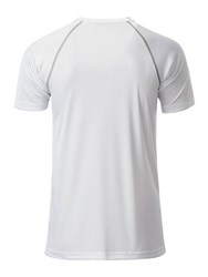 Obrázky: Pánské funkční tričko SPORT 130, bílá/šedá XXL