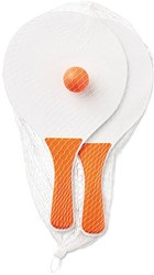 Zobrazit detaily pro Malý plážový set na tenis, oranžový Obrázky: Malý plážový set na tenis, oranžový
