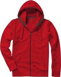 Obrázky: Arora mikina ELEVATE s kapucí na zip červená XL