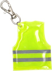 Zobrazit detaily pro Reflexní přívěsek na klíče - vesta s karabinou Obrázky: Reflexní přívěsek na klíče - vesta s karabinou