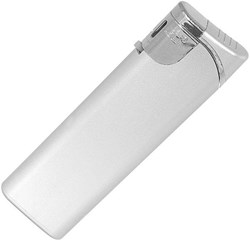 Zobrazit detaily pro Matně stříbrný plnitelný piezo zapalovač Obrázky: Matně stříbrný plnitelný piezo zapalovač