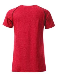 Obrázky: Dámské funkční tričko SPORT 130, červený melír XS