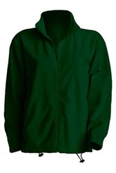 Obrázky: Lahvově zelená fleecová bunda POLAR 300, L