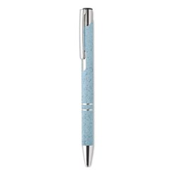 Obrázky: Kuličkové pero Jola z pšeničné slámy, světle modré