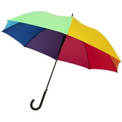 Obrázky: Barevný větruodolný deštník s automat. otvíráním