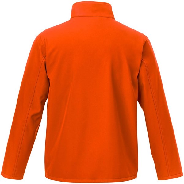 Obrázky: Oranžová softshellová pánská bunda S, Obrázek 2