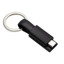 Obrázky: Černý přívěsek s USB/micro USB přenos dat