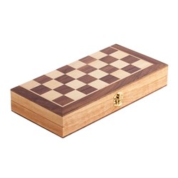 Obrázky: Hra šachy v dřevěné krabičce