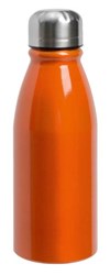 Obrázky: Oranžová hliníková láhev 500ml s nerezovým víčkem