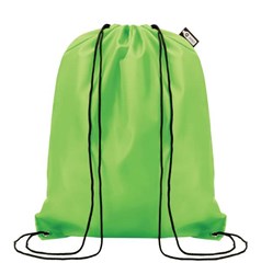 Obrázky: Zelený batoh se šňůrkami ze 190T RPET