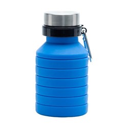Obrázky: Skládací sportovní láhev 550 ml, modrá