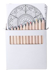 Zobrazit detaily pro Pastelky s mandala omalovánkami Obrázky: Pastelky s mandala omalovánkami