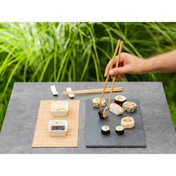 Obrázky: Set na sushi s velkou kameninovou podložkou
