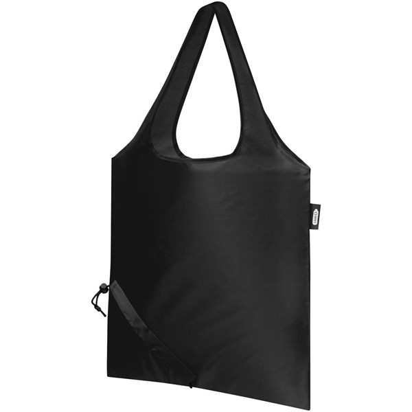 Obrázky: Skládací nákupní taška z RPET černá, Obrázek 3
