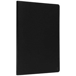 Obrázky: Černý zápisník A5 s gumičkou, kamenný papír