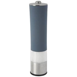 Obrázky: Plastový elektrický mlýnek na sůl nebo pepř, šedý