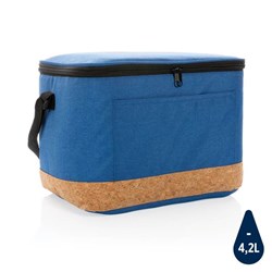 Obrázky: Chladící taška XL s korkovým detailem, modrá