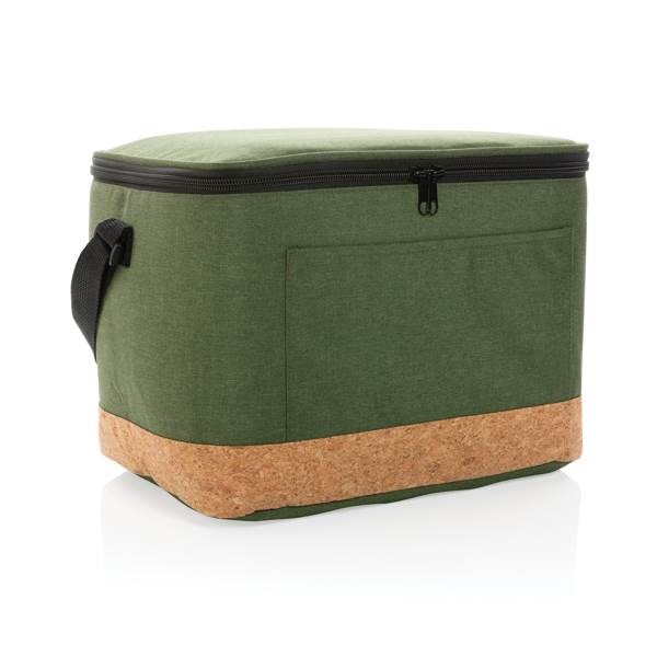 Obrázky: Chladící taška XL s korkovým detailem, zelená, Obrázek 6