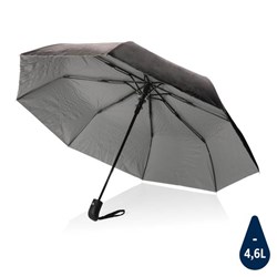 Obrázky: Šedý automatický deštník ze 190T rPET