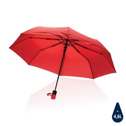 Obrázky: Červený automatický deštník ze 190T RPET AWARE