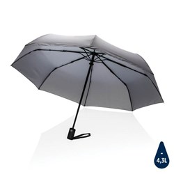 Obrázky: Šedý rPET deštník - automatické otevírání/zavírání