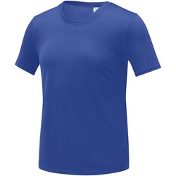 Obrázky: Modré dámské tričko cool fit s krátkým rukávem S