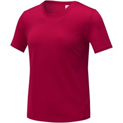 Obrázky: Červené dámské tričko cool fit s kr. rukávem 3XL