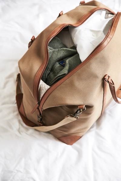 Obrázky: Hnědá cestovní taška VINGA Sloane RPET, Obrázek 4
