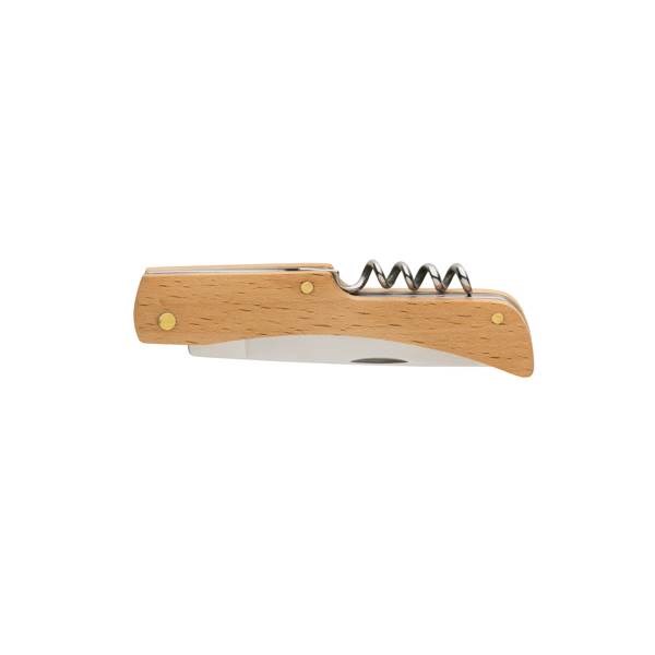 Obrázky: Skládací nůž s dřevěnou rukojetí FSC® a otvírákem, Obrázek 4