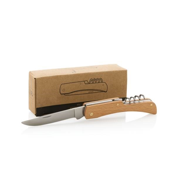 Obrázky: Skládací nůž s dřevěnou rukojetí FSC® a otvírákem, Obrázek 8