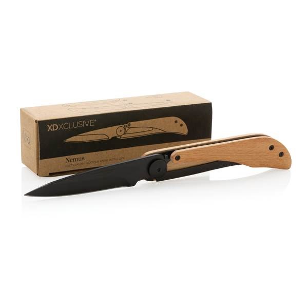 Obrázky: Skládací nůž Nemus se zámkem a detaily z FSC® dřeva, Obrázek 10